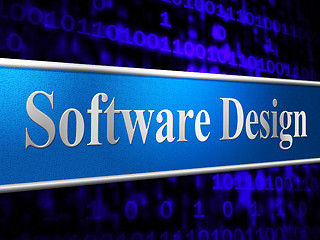 Image showing Design Designs Represents Diagrams Softwares And Model