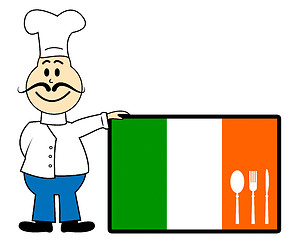 Image showing Chef Ireland Shows Cooking In Kitchen And Catering