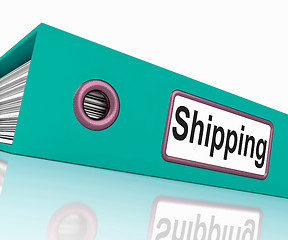 Image showing Shipping File Means Files Document And Organize