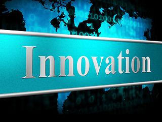 Image showing Ideas Innovation Indicates Innovations Inventions And Creativity