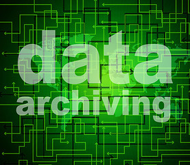 Image showing Data Archiving Shows Library Catalog And Backup