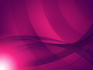 Image showing Wavy Pink Background Means Modern Art Or Design\r