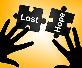 Image showing Lost Hope Shows Stop Trying And Wanting