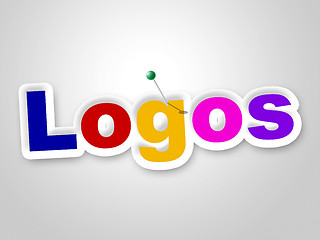 Image showing Logos Sign Represents Company Identity And Brand