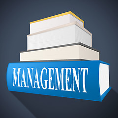 Image showing Management Book Represents Bosses Company And Directorate