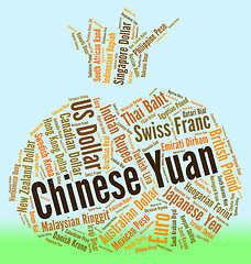 Image showing Chinese Yuan Indicates Foreign Exchange And Broker