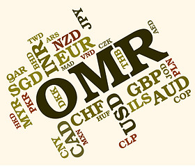 Image showing Omr Currency Indicates Oman Rials And Currencies