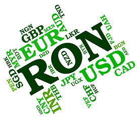 Image showing Ron Currency Shows Forex Trading And Currencies