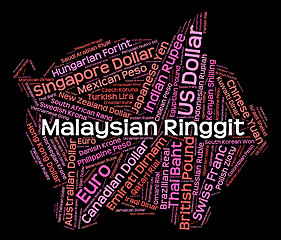 Image showing Malaysian Ringgit Means Exchange Rate And Foreign