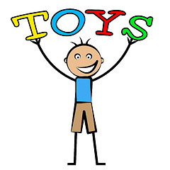 Image showing Kids Toys Shows Youths Youngster And Children\'s