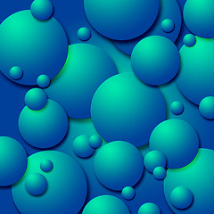 Image showing Copyspace Background Represents Spheres Copy-Space And Spherical