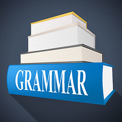 Image showing Grammar Book Indicates Rules Of Language And Learning