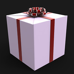 Image showing Birthday Giftbox Represents Occasion Happy And Party