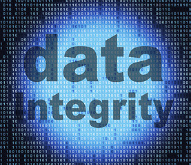 Image showing Integrity Data Shows Reliable Sincerity And Uprightness