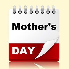Image showing Mothers Day Shows Mum Month And Date