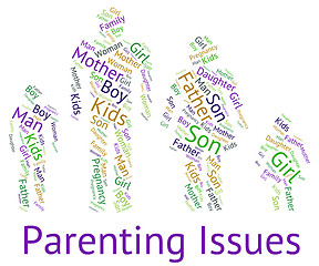 Image showing Parenting Issues Indicates Mother And Baby And Affairs