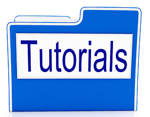 Image showing Tutorials File Indicates Organization Correspondence And Files