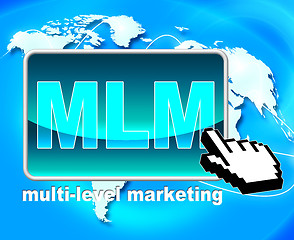 Image showing Multi Level Marketing Represents Web Site And Www