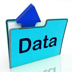 Image showing File Data Indicates Cloud Storage And Uploads