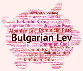 Image showing Bulgarian Lev Indicates Worldwide Trading And Bgn