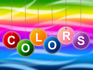 Image showing Colors Color Represents Painted Colours And Colorful