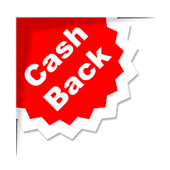 Image showing Cash Back Shows Sale Promotion And Offer