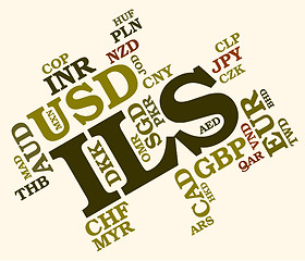 Image showing Ils Currency Means Israel Shekel And Banknote