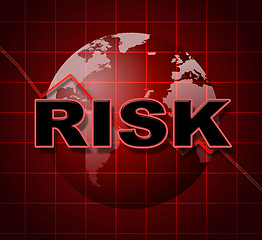 Image showing Risk Graph Shows Infochart Beware And Risky