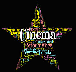 Image showing Cinema Star Indicates Picture Show And Filmography