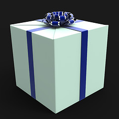 Image showing Birthday Giftbox Means Congratulating Package And Occasion