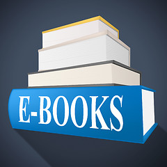 Image showing E Books Shows World Wide Web And Fiction