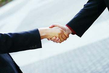 Image showing business handshake