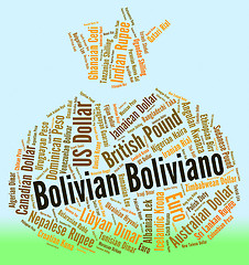 Image showing Bolivian Boliviano Indicates Forex Trading And Bob
