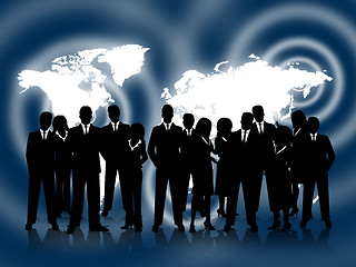 Image showing Business People Shows Professional Commercial And Teamwork