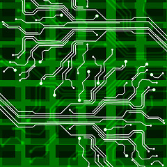 Image showing Branching Out Background Shows Data Connections And Web\r