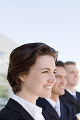 Image showing smiling business team