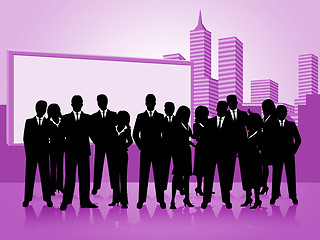 Image showing Business People Means Team Businesswoman And Corporate