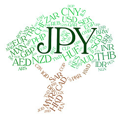 Image showing Jpy Currency Means Foreign Exchange And Currencies