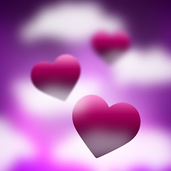 Image showing Heaven Background Means Valentines Day And Backdrop