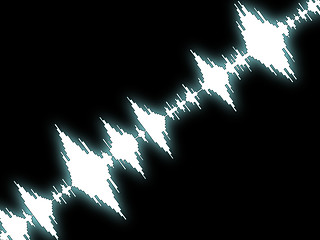 Image showing Sound Wave Background Shows Equalizer Or Amplifier\r