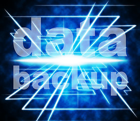 Image showing Backup Data Means File Transfer And Archive