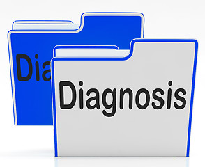 Image showing Files Diagnosis Indicates Health Sick And Binder