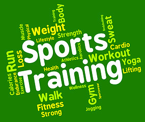 Image showing Sports Training Represents Working Out And Exercise