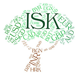 Image showing Isk Currency Means Foreign Exchange And Coinage