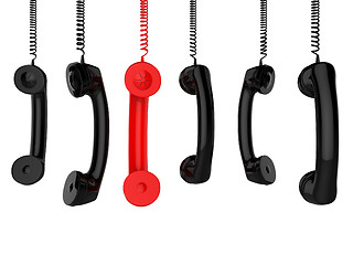 Image showing Call Us Phone Represents Talking Debate And Conversation