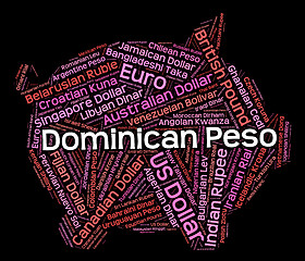 Image showing Dominican Peso Represents Exchange Rate And Broker