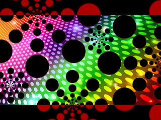 Image showing Dots Background Means Decorative Round Spots And Patterns\r