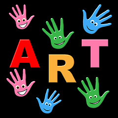 Image showing Kids Art Shows Craft Draw And Toddlers