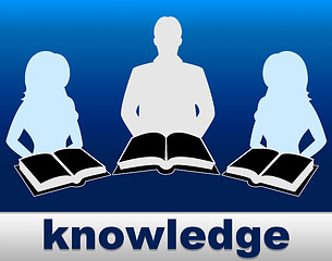 Image showing Knowledge Books Indicates Proficiency Textbook And Expertness