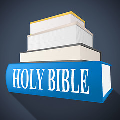 Image showing Holy Bible Means New Testament And Believer